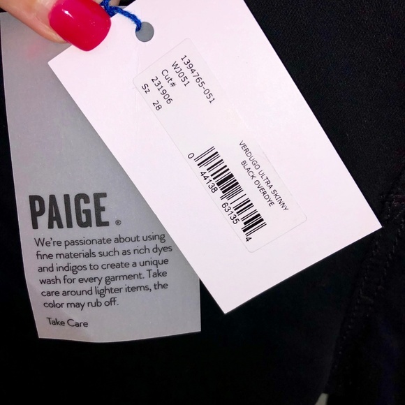 NWT Ultra Skinny Paige Denim - Picture 3 of 5